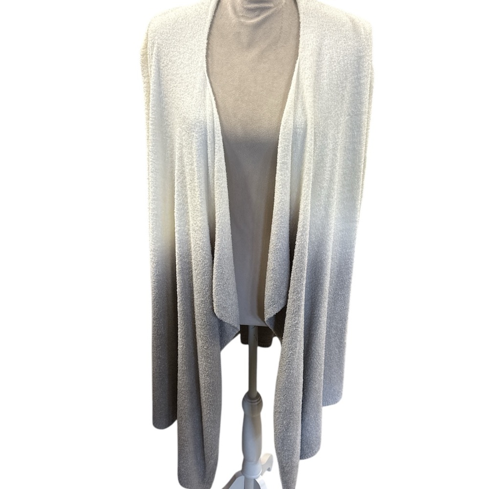 Barefoot Dreams Gray Shrug with Soft Knit and Open Front